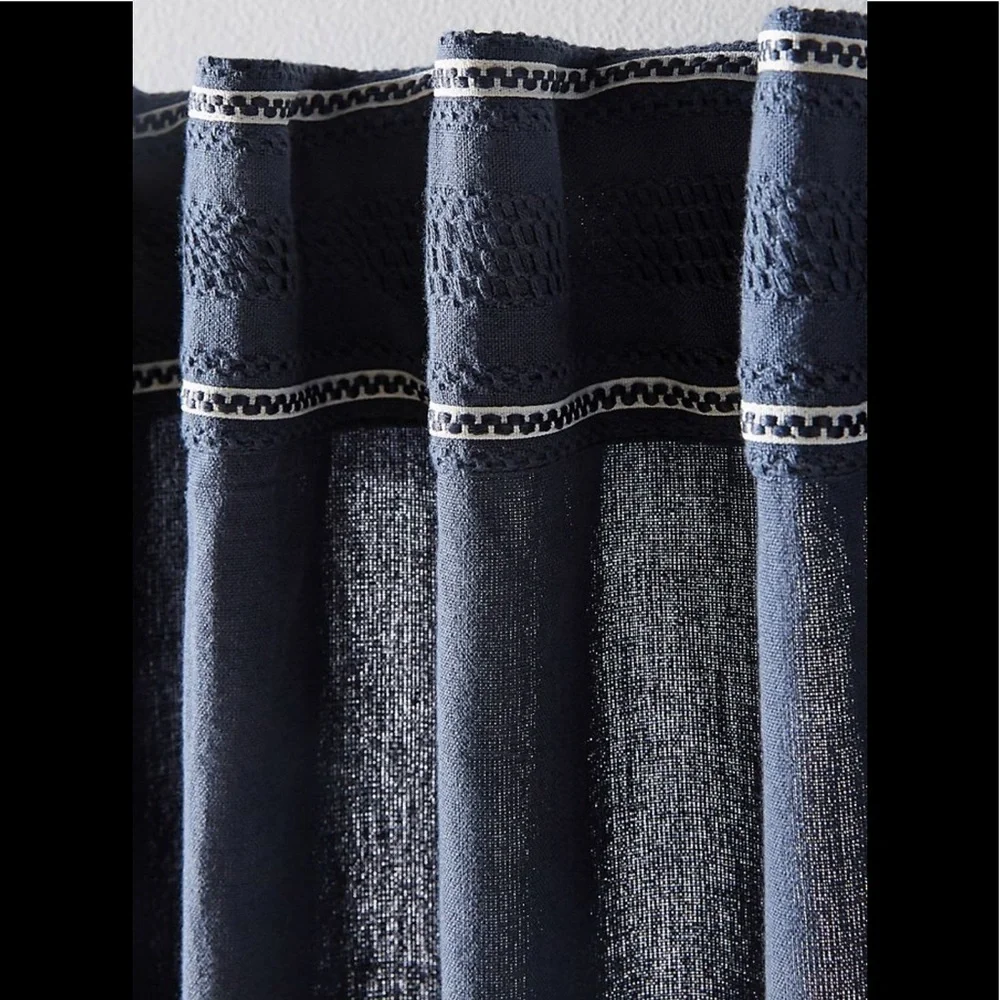 New Anthropologie 50 x 63 inch Mara Curtain